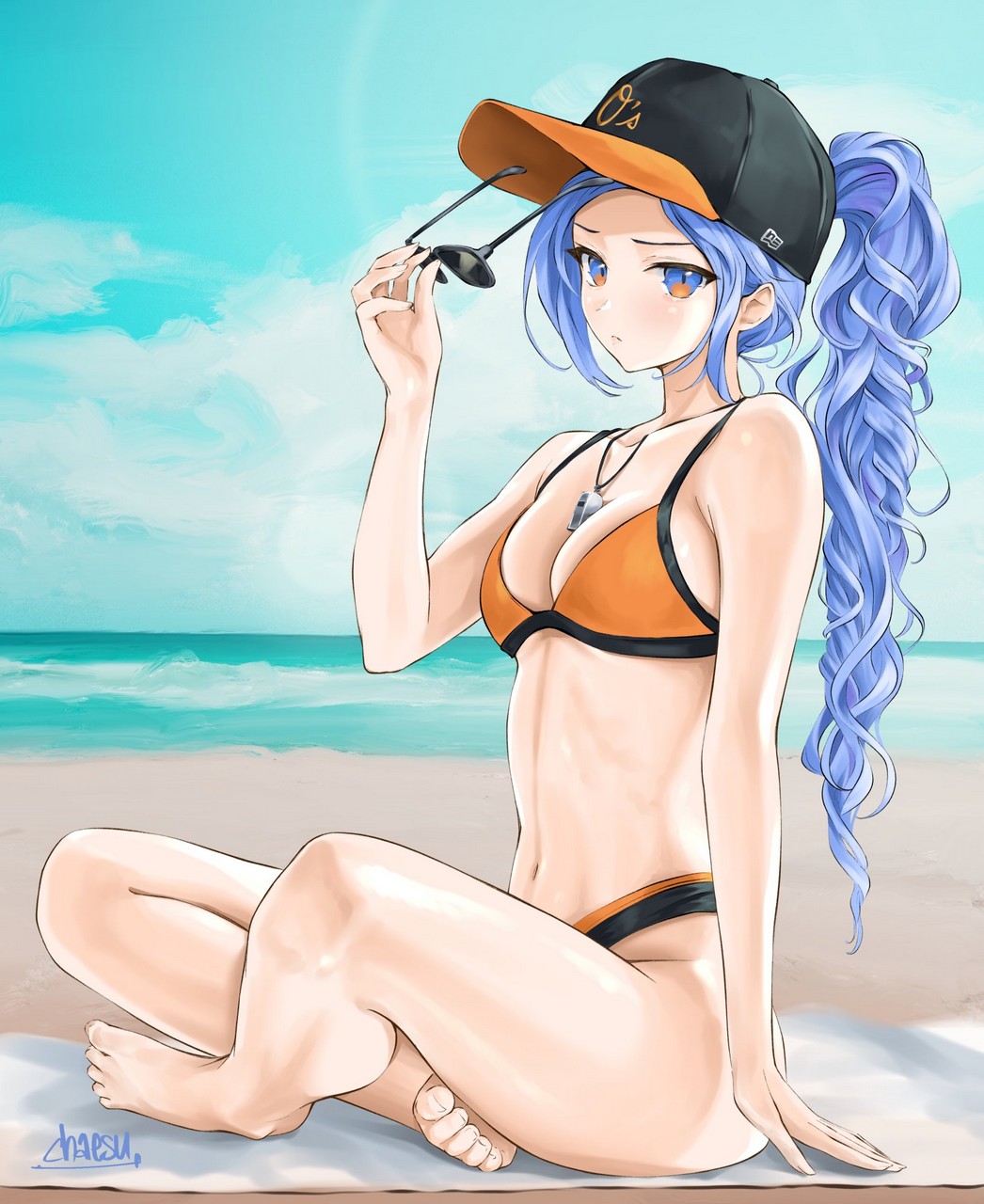 Chaesu Bikini Feet Megane Swimsuit