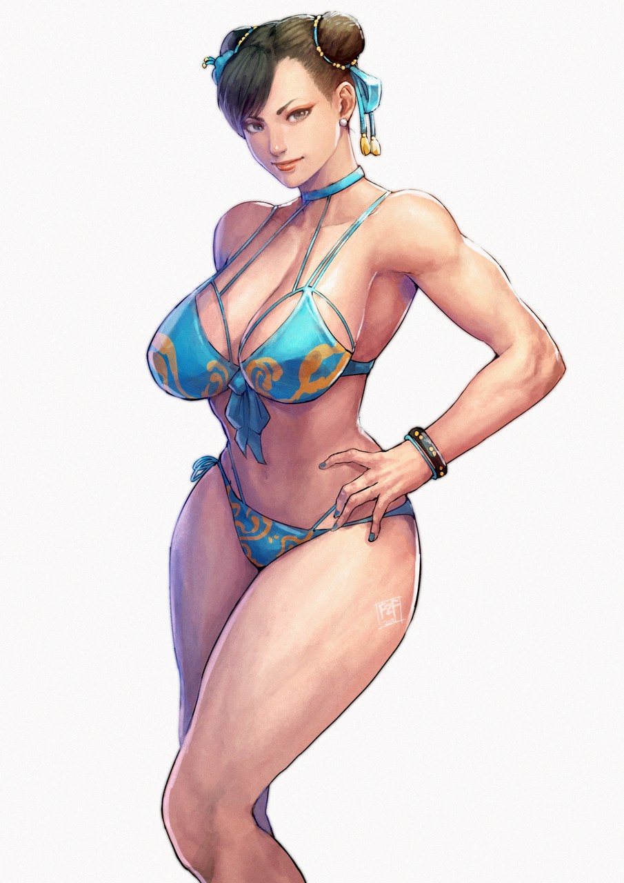 Cirenk Street Fighter Street Fighter Ii Chun Li Bikini Swimsuits