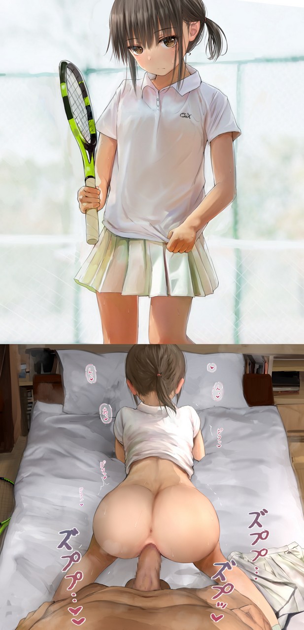 Egami Anus Ass Censored Penis Pussy See Through Sex Shirt Lift Tennis Wet Wet Clothe