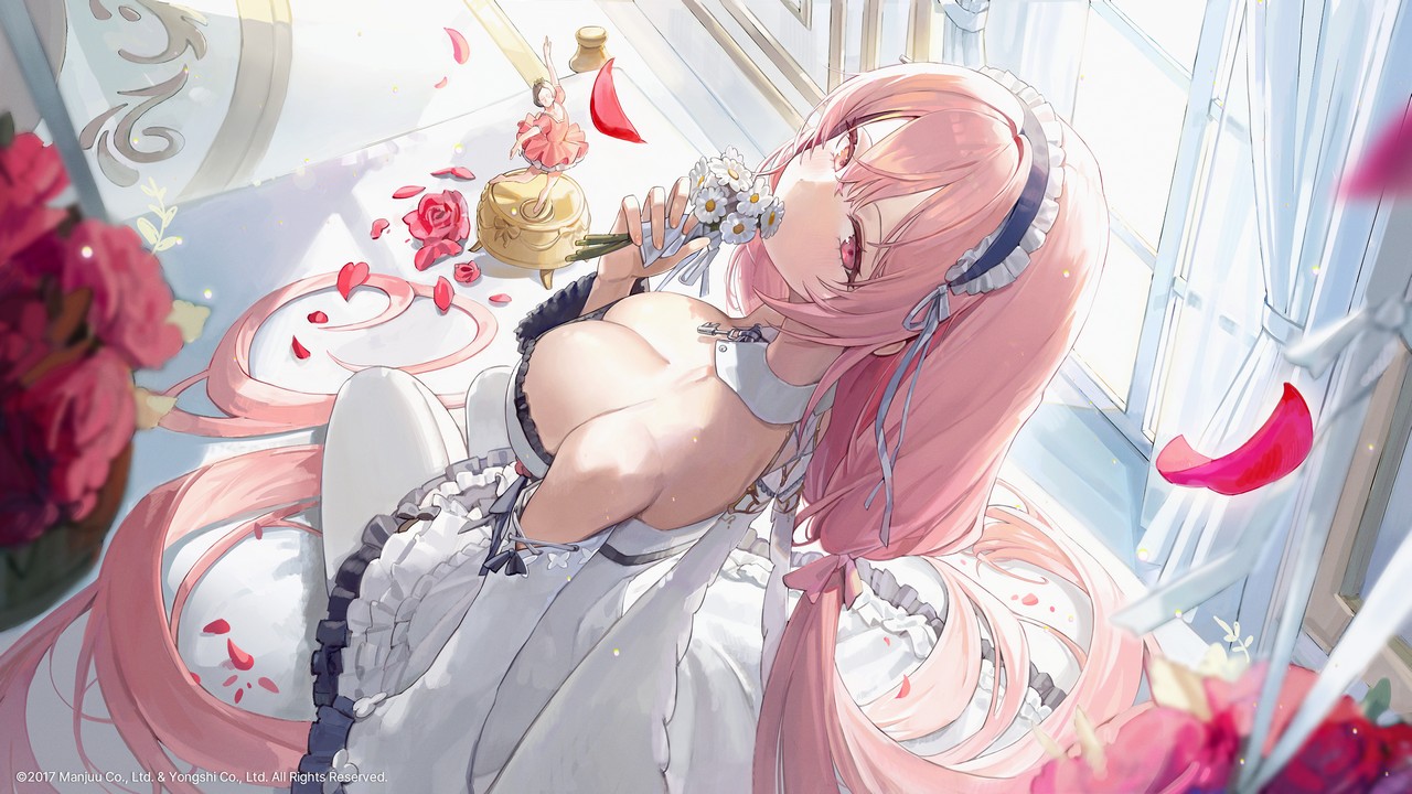 Freng Azur Lane Perseus Azur Lane Dress No Bra Thighhigh