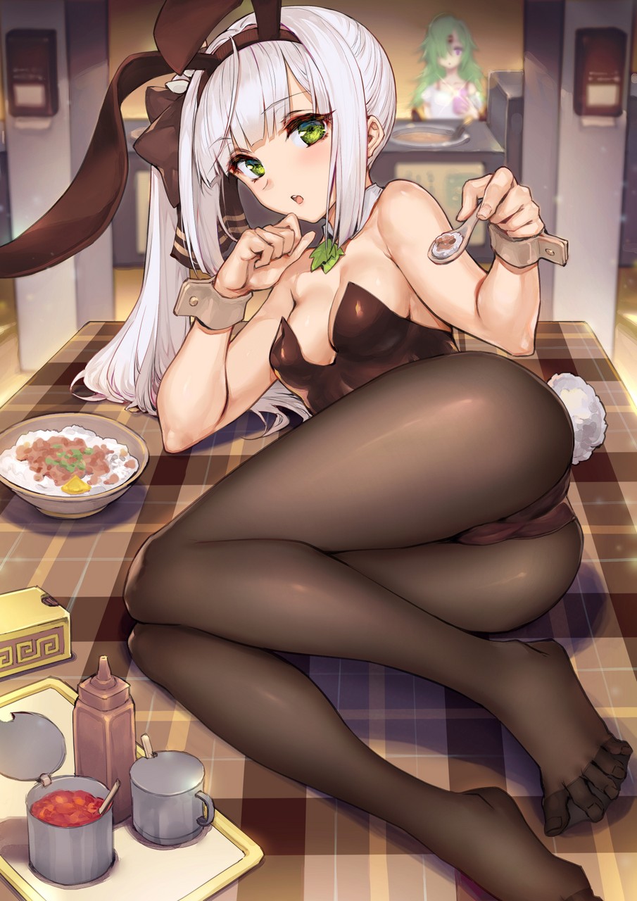 Haoni You Can Eat The Girl Animal Ears Bunny Ears Bunny Girl Cameltoe Pantyhose Tai