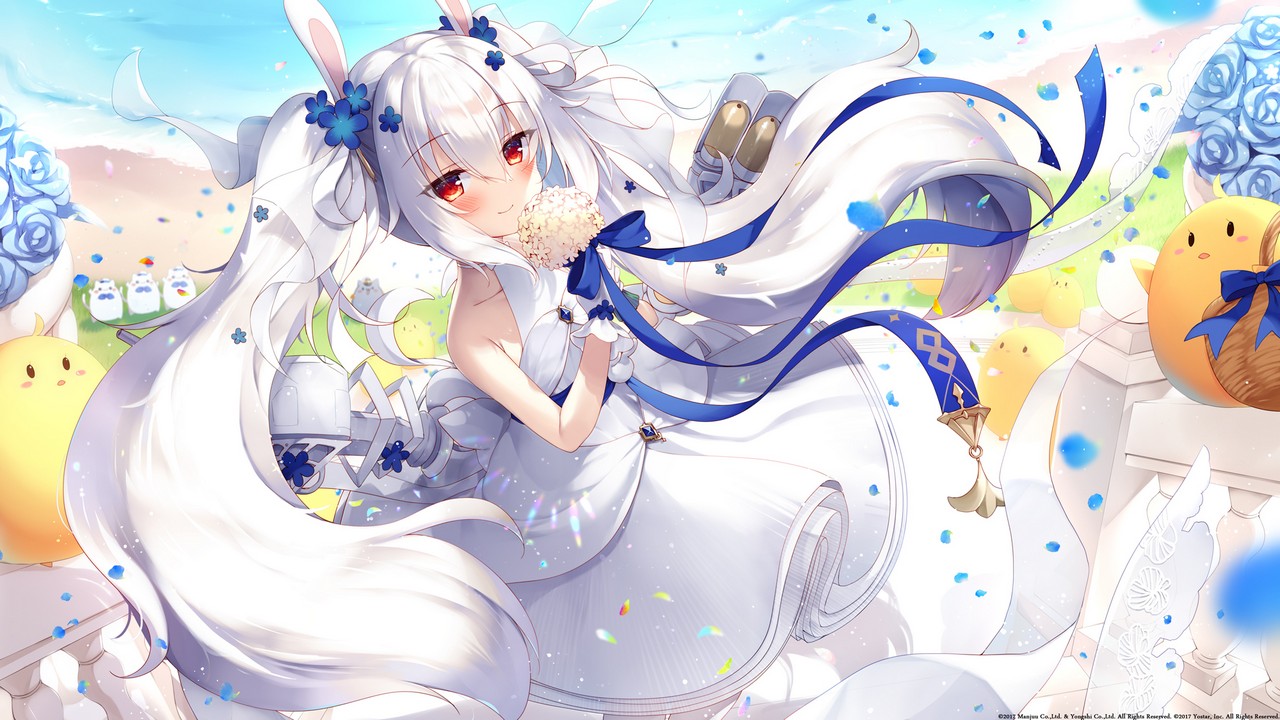 Ichiri Azur Lane Laffey Azur Lane Manjuu Azur Lane Animal Ears Bunny Ears Dres