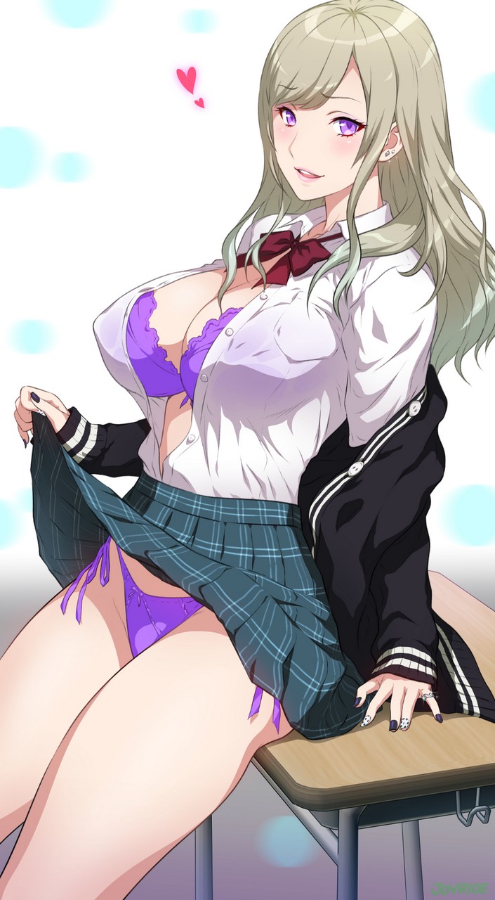 Joy Ride Bra Open Shirt Pantsu See Through Seifuku Skirt Lift String Panties Sweate