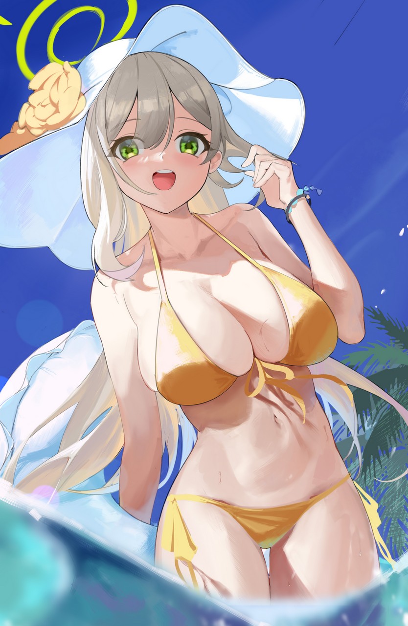 Lemoneko Blue Archive Izayoi Nonomi Angel Bikini Swimsuits We