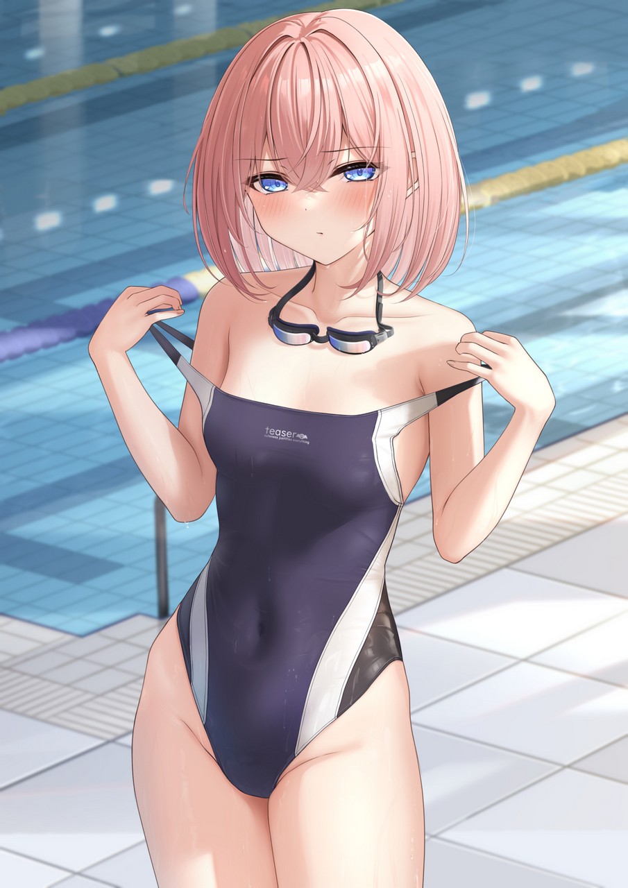 Monaka Curl Swimsuits Undressin