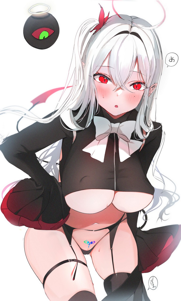 Niku Hamuchang Garter Belt No Bra Pantsu Stockings Thighhigh