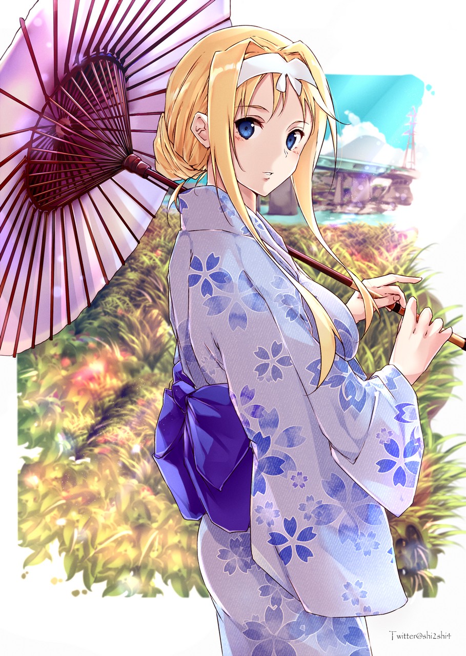 Shi 2 Sword Art Online Alice Zuberg Umbrella Yukat