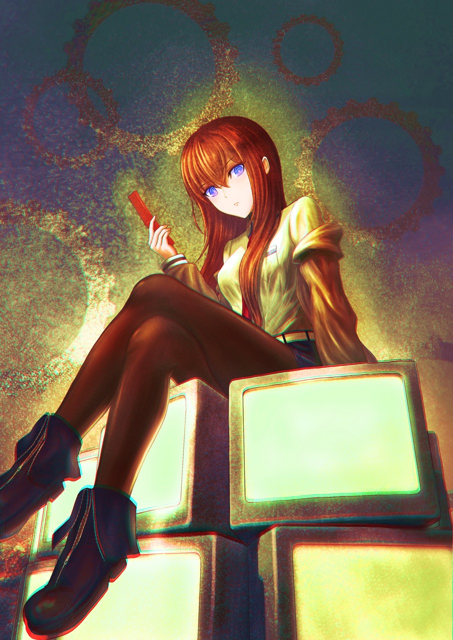 Steins Gate Makise Kurisu Pantyhos