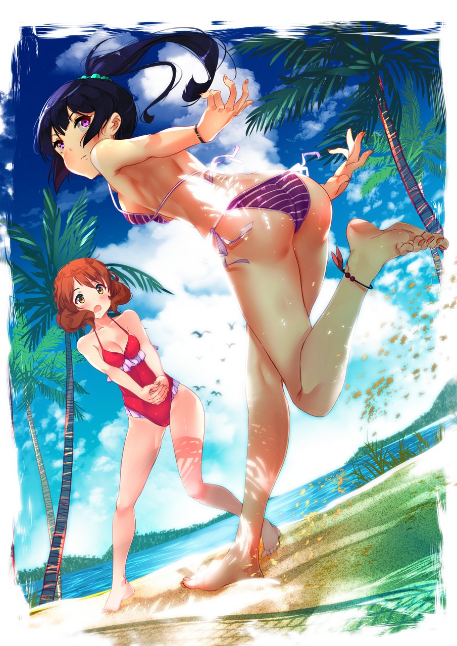 Sydus Hibike Euphonium Kousaka Reina Oumae Kumiko Ass Bikini Cleavage Feet Swimsuits Thon