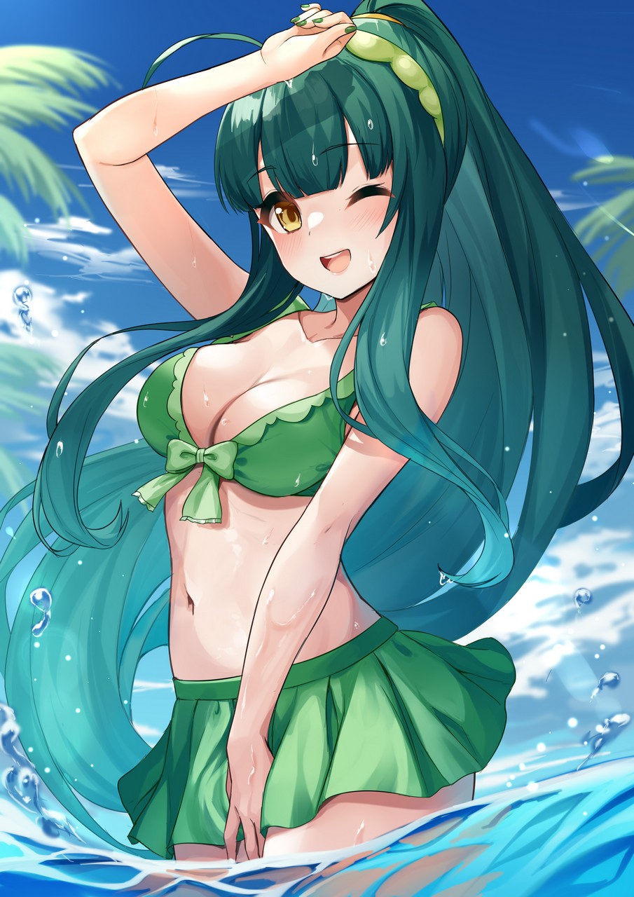 Tenneko Yuuri Voiceroid Touhoku Zunko Bikini Swimsuits We