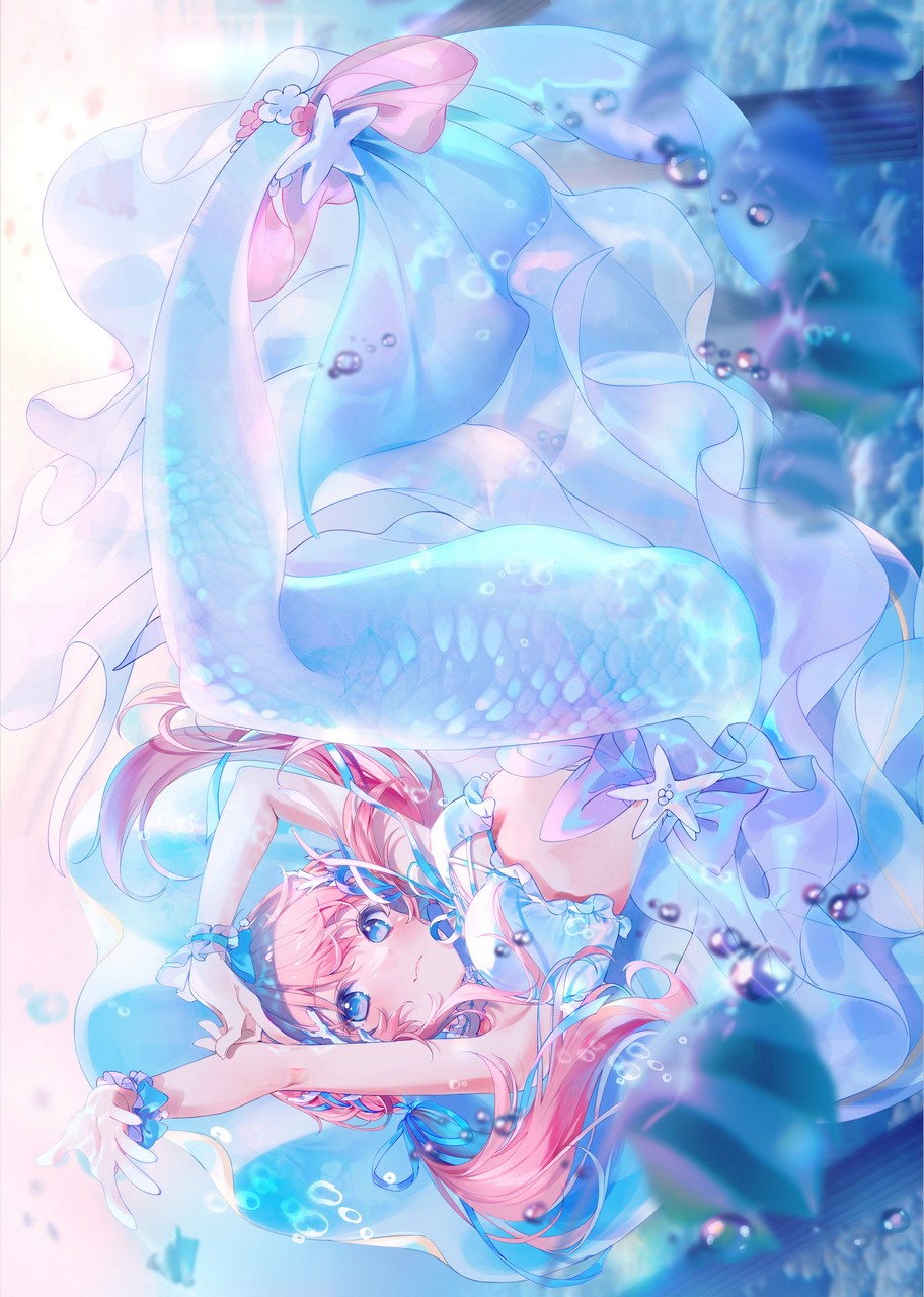 A20 Atsumaru Hanagumo Kuyuri Bikini Top Mermaid Monster Girl Swimsuits Tai