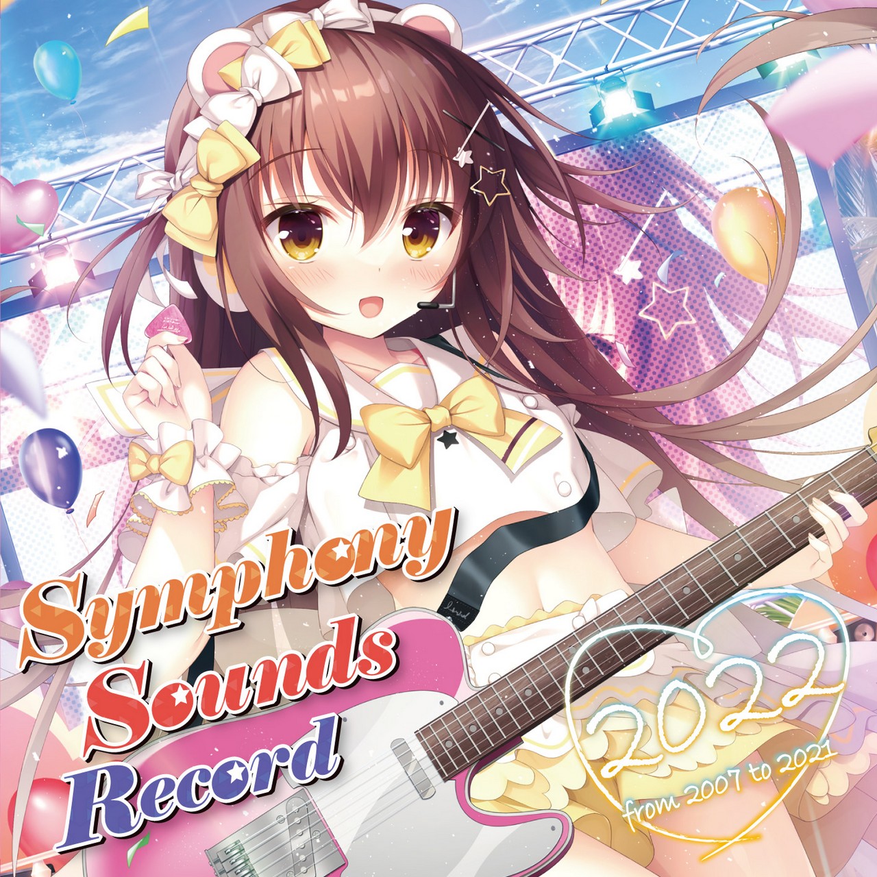 Shiromochi Sakura Animal Ears Disc Cover Guitar Headphone