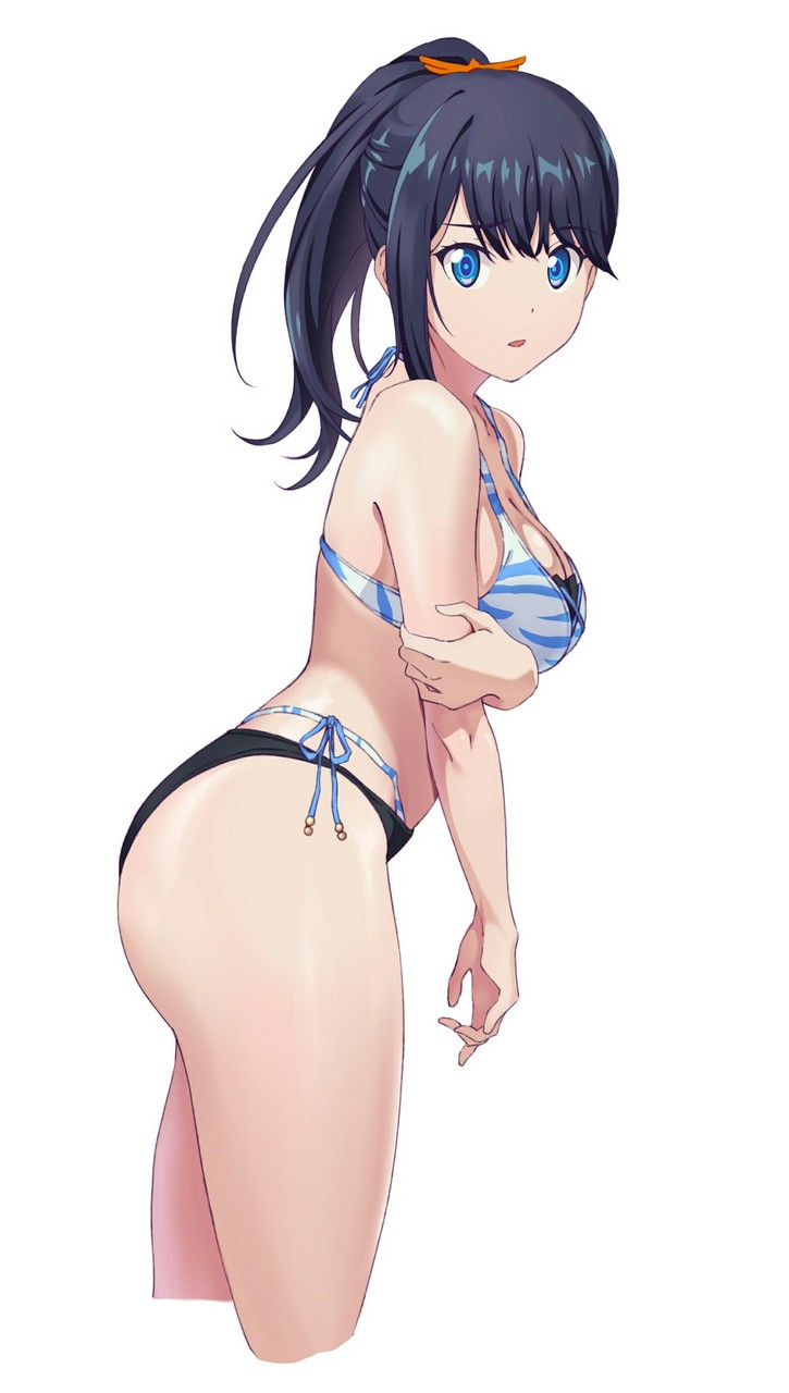 Ssss Gridman Takarada Rikka Ass Bikini Swimsuit